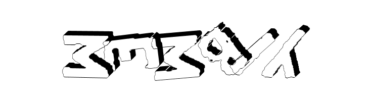 YES_3Drotated Book  Free Fonts Download