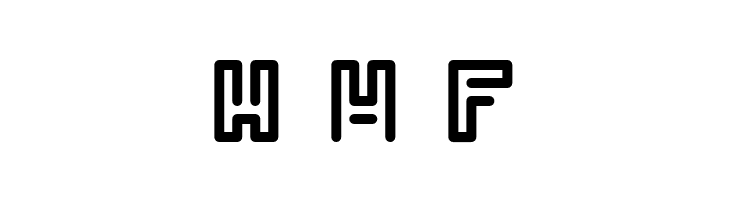 Abstract Labyrinth Rounded  Free Fonts Download