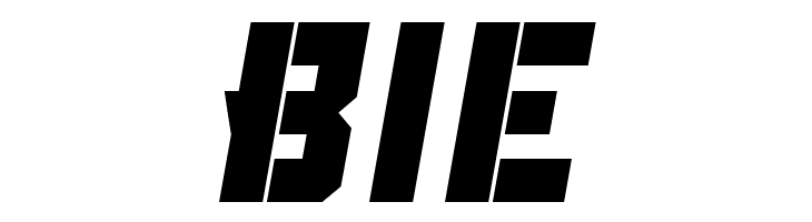Clean Sports Stencil  Free Fonts Download