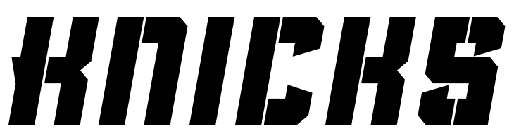 Clean Sports Stencil  Free Fonts Download