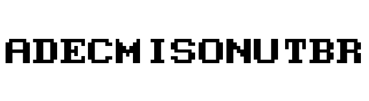 Modern DOS 8x8  Free Fonts Download