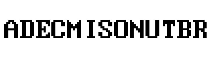 Modern DOS 437 8x14  Free Fonts Download