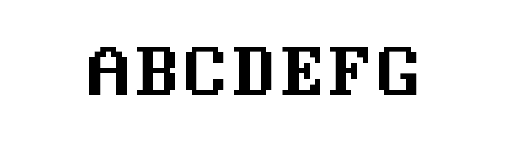 Modern DOS 9x14  Free Fonts Download
