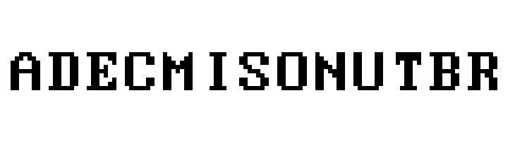 Modern DOS 437 9x14  Free Fonts Download