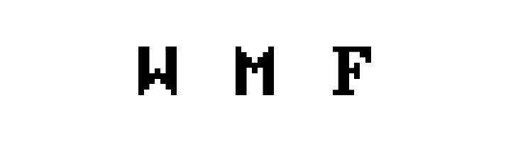 Modern DOS 437 9x14  Free Fonts Download