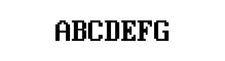Modern DOS 8x16  Free Fonts Download