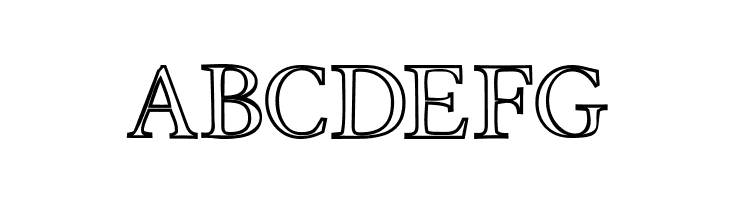 Hira & Katakana W  Hollow  Free Fonts Download