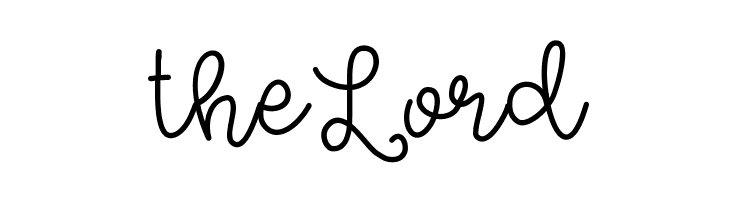 theLord HelloMorgan Font