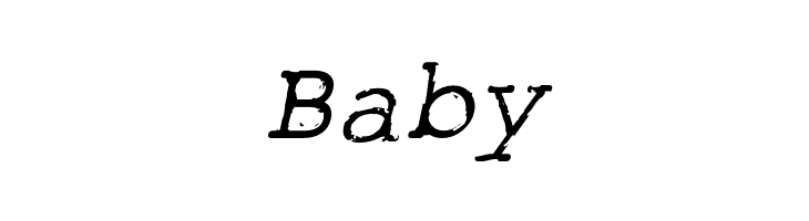 RoughTypewriter-Italic  Free Fonts Download