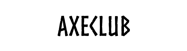 AXECLUB Norse Bold Font