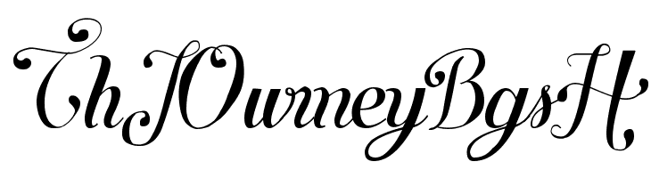 Symphony Script - personal use  Free Fonts Download