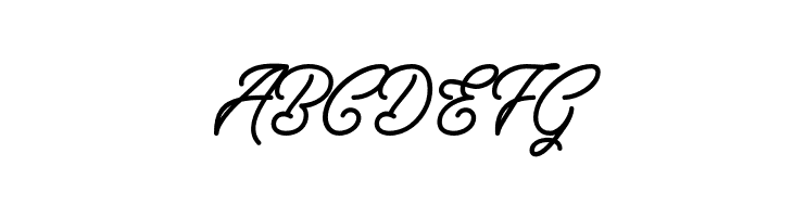 BerlianaMonolineFree-Regular  Free Fonts Download