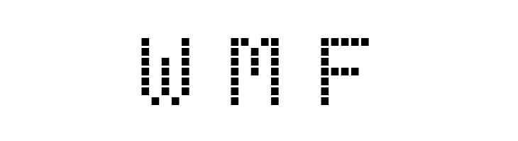 Subway Ticker Grid  Free Fonts Download
