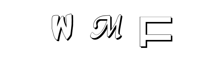 Amalgam Shadow  Free Fonts Download