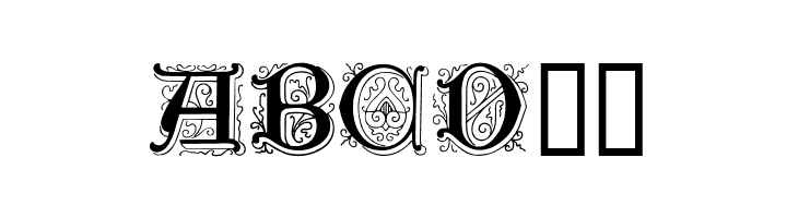 Genzsch Initials  Free Fonts Download