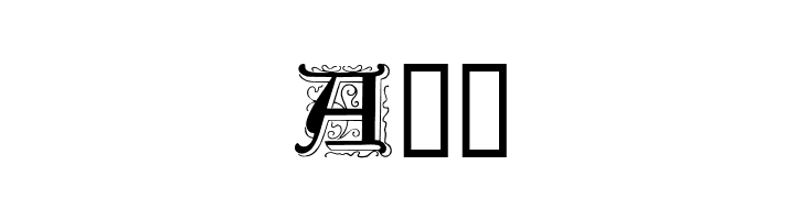 Genzsch Initials  Free Fonts Download