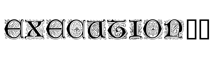 Genzsch Initials  Free Fonts Download