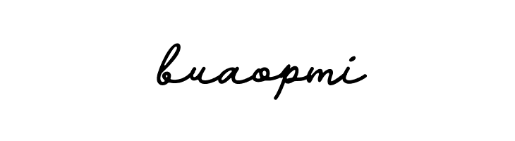 buaopmi Walfords Font