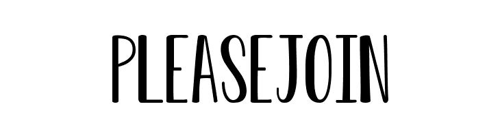 PLEASEJOIN KG Do You Love Me Regular Font