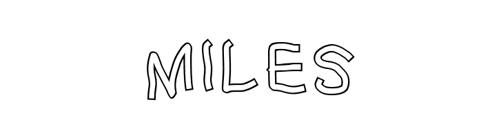 Squared Hand Outline  Free Fonts Download