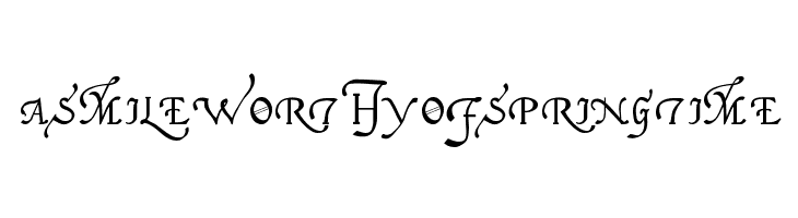 Italian Cursive, 16th Century  Free Fonts Download