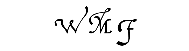 Italian Cursive, 16th Century  Free Fonts Download
