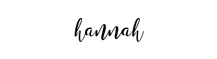 hannah Stella Wilson Font