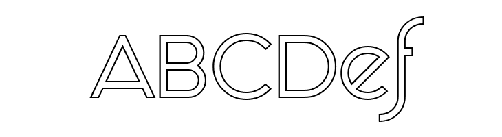 Fashion Fetish Outline  Free Fonts Download