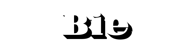 Fat Flamingo5 Shadow  Free Fonts Download