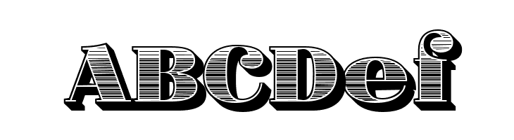 Fat Flamingo5 Woodcut  Free Fonts Download