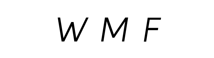 Ogonek Italic  Free Fonts Download
