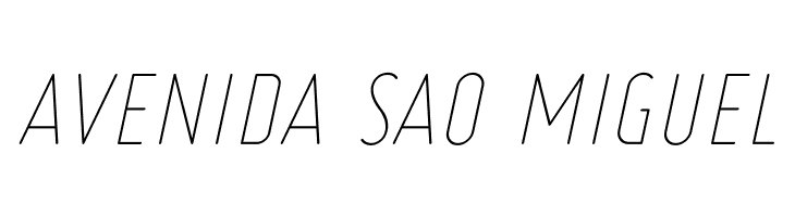 Ruler Thin Italic  Free Fonts Download