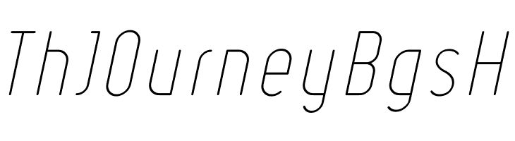 Ruler Thin Italic  Free Fonts Download