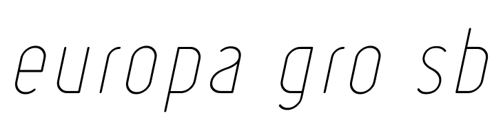 Ruler Thin Italic  Free Fonts Download