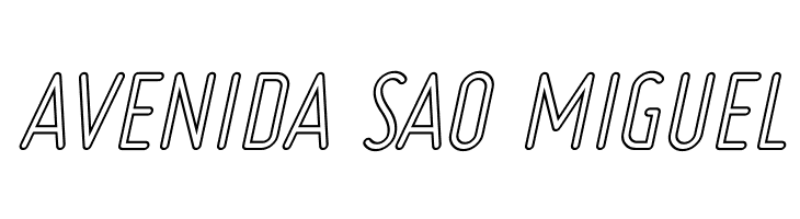 Ruler Outline Italic  Free Fonts Download