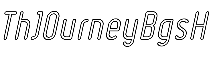 Ruler Outline Italic  Free Fonts Download