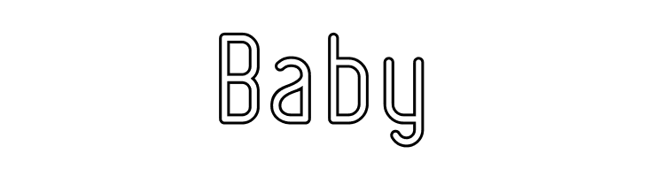 Ruler Outline  Free Fonts Download