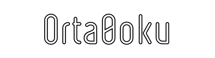 Ruler Outline  Free Fonts Download