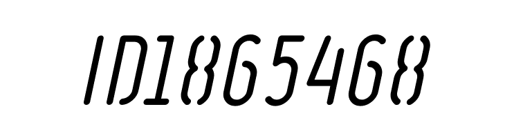 Ruler Stencil Italic  Free Fonts Download
