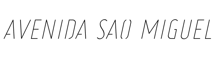 Ruler Stencil Thin Italic  Free Fonts Download