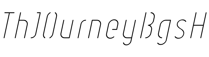 Ruler Stencil Thin Italic  Free Fonts Download