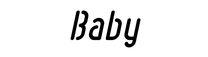 Ruler Stencil Bold Italic  Free Fonts Download