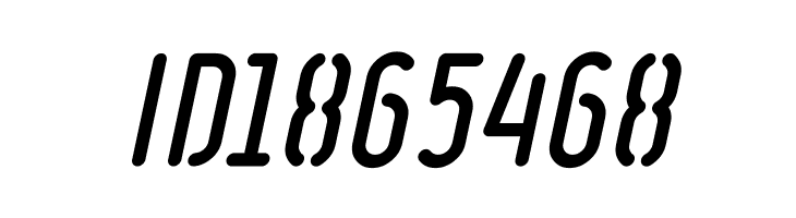Ruler Stencil Bold Italic  Free Fonts Download