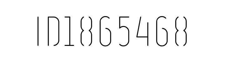 Ruler Stencil Thin  Free Fonts Download