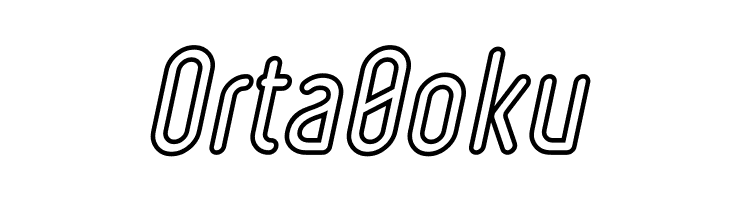 Ruler Volume Outline Bold Italic  Free Fonts Download