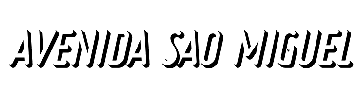 Ruler Volume Extrude Bold Italic  Free Fonts Download