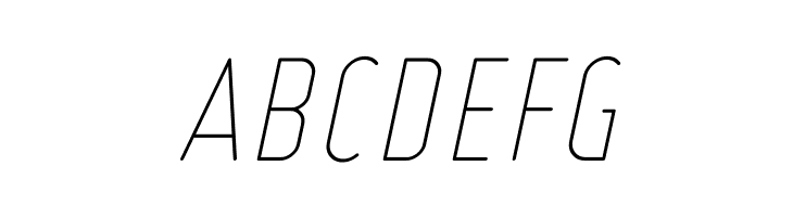 Ruler Volume Light  Free Fonts Download