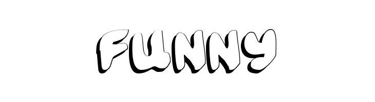 Funny Pages Shadow  Free Fonts Download