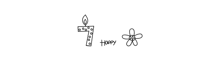 MTF Birthday Bash Doodles  Free Fonts Download
