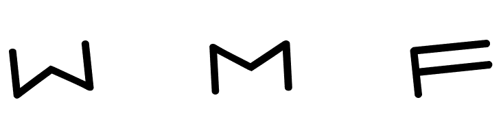 7 days rotated  Free Fonts Download